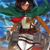 Attack On Titan Mikasa Ackerman Diamond Painting