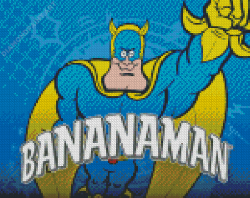 Bananaman Poster Diamond Painting