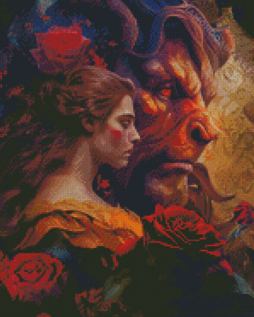 Beauty And Beast Diamond Painting