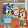 Bingo And Bluey Characters Diamond Painting