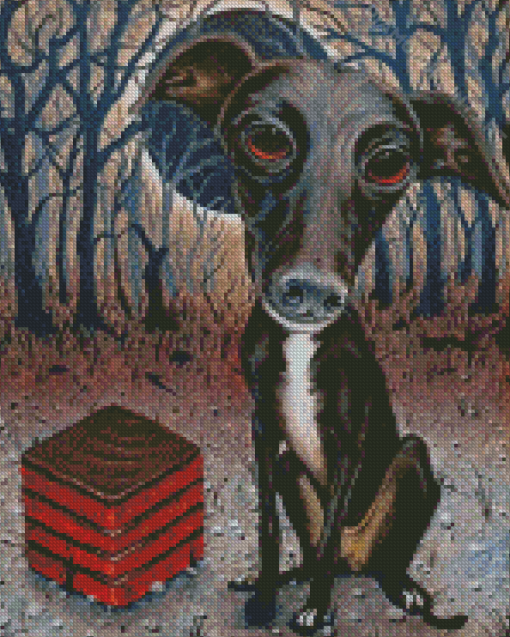 Greyhound Dog Animal Diamond Painting