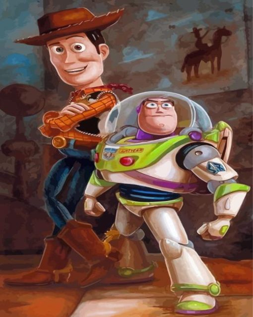 Buzz Lightyear And Woody Diamond Painting