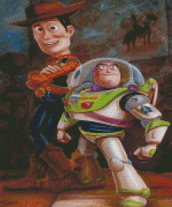 Buzz Lightyear And Woody Diamond Painting