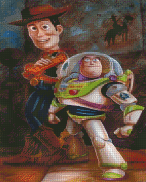 Buzz Lightyear And Woody Diamond Painting