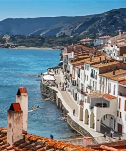 Cadaques Spanish Town Diamond Painting