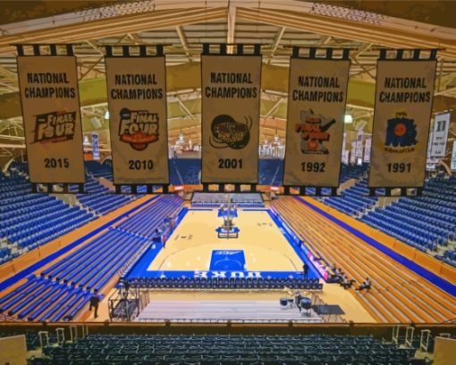 Cameron Indoor Stadium NC Diamond Painting