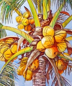 Coconut Tree Diamond Painting