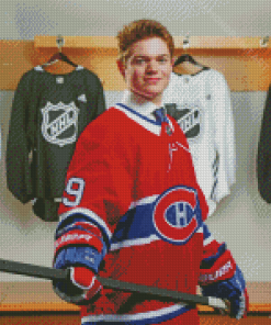 Cole Caufield Habs Diamond Painting