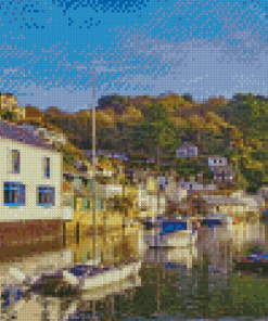 Cornwall St Mawes Village Diamond Painting