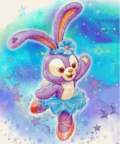 Dancing Stellalou Rabbit Diamond Painting