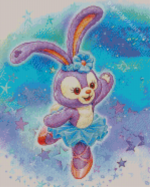 Dancing Stellalou Rabbit Diamond Painting