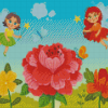 Fairies And Flowers Diamond Painting