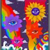 Flowers Eye Diamond Painting