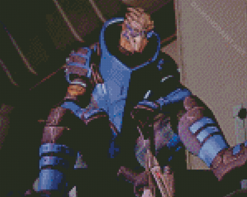 Garrus Vakarian Character Diamond Painting