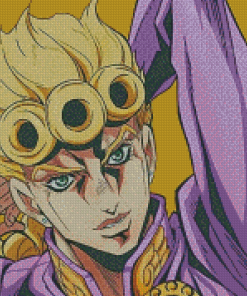 Giorno Giovanna Character Diamond Painting