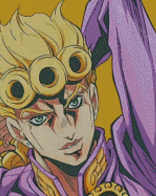 Giorno Giovanna Character Diamond Painting