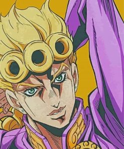 Giorno Giovanna Character Diamond Painting