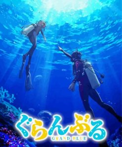 Grand Blue Poster Diamond Painting