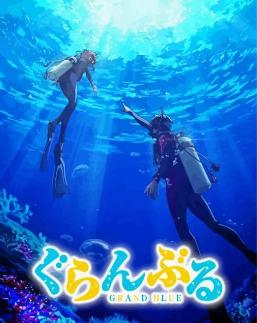 Grand Blue Poster Diamond Painting