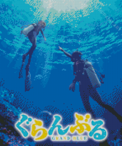 Grand Blue Poster Diamond Painting