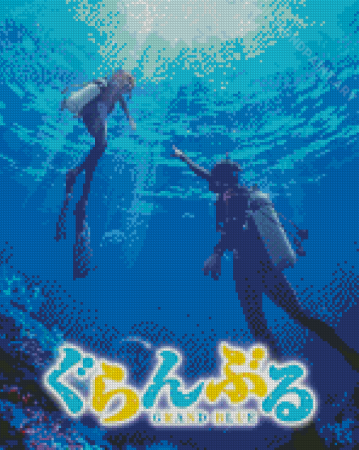 Grand Blue Poster Diamond Painting