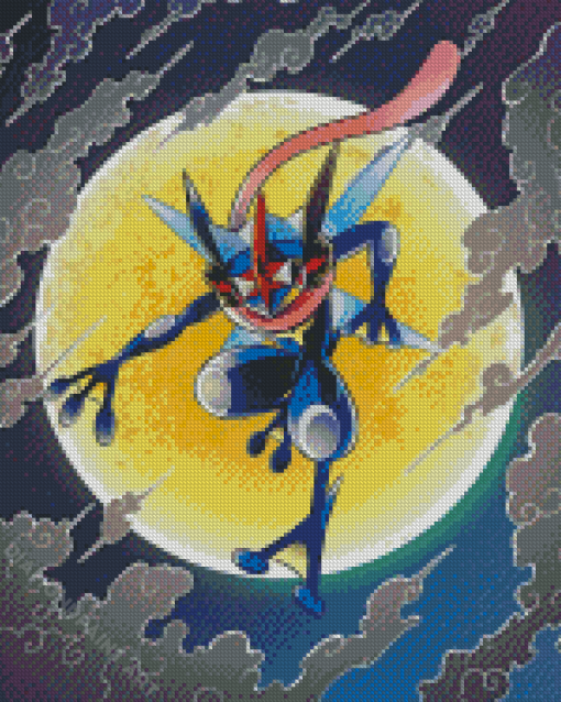 Greninja Pokemon Species Diamond Painting