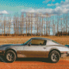 Grey 1970 Firebird Car Diamond Painting