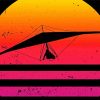 Hang gliding Colorful Silhouette Diamond Painting