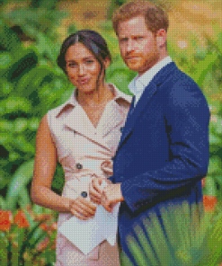 Harry And Meghan Celebrities Diamond Painting