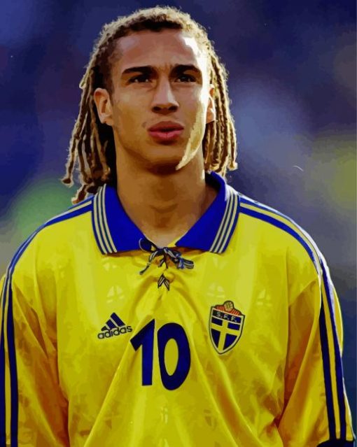 Henrik Larsson Player Diamond Painting