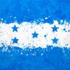 Honduras Flag Splatter Diamond Painting