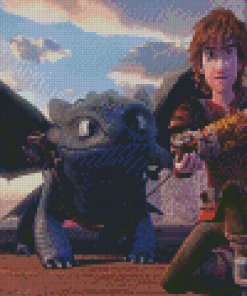 How To Train A Dragon Diamond Painting