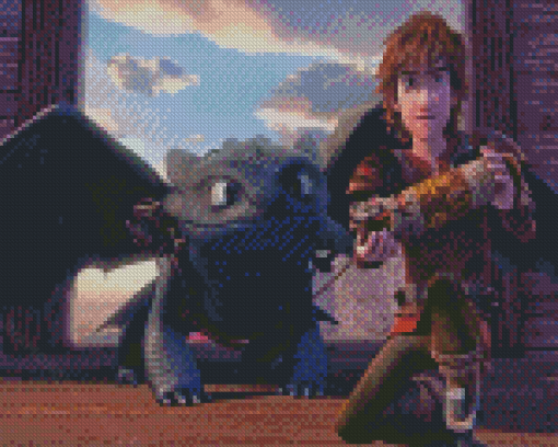 How To Train A Dragon Diamond Painting