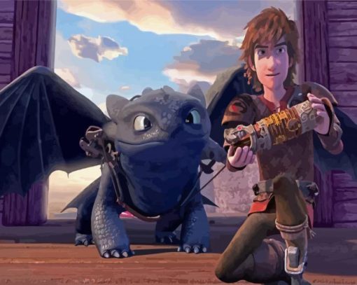 How To Train A Dragon Diamond Painting