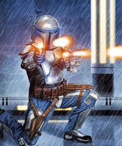 Jango Fett Attack Of The Clones Diamond Painting