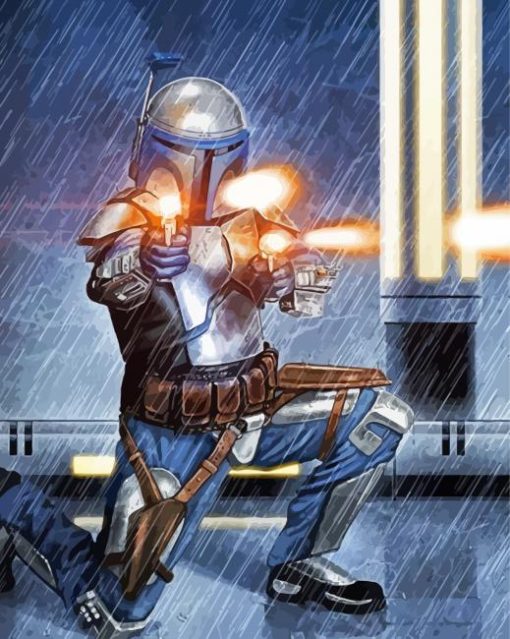 Jango Fett Attack Of The Clones Diamond Painting