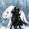 Jon Snow And Ghost Diamond Painting