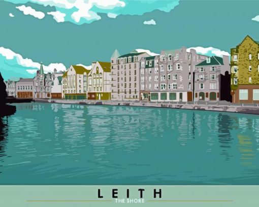 Leith The Shore Poster Diamond Painting