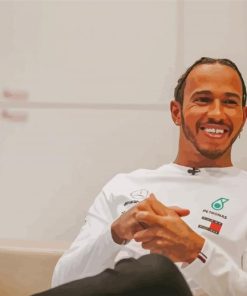 Lewis Hamilton Smiling Diamond Painting