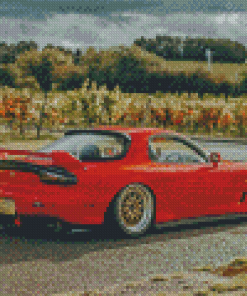 Mazda Rx7 Sport Car Diamond Painting