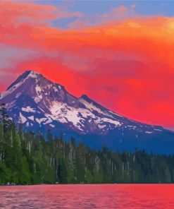 Mt Hood Lost Lake Diamond Painting