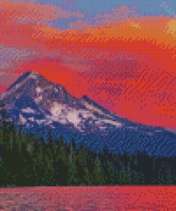 Mt Hood Lost Lake Diamond Painting