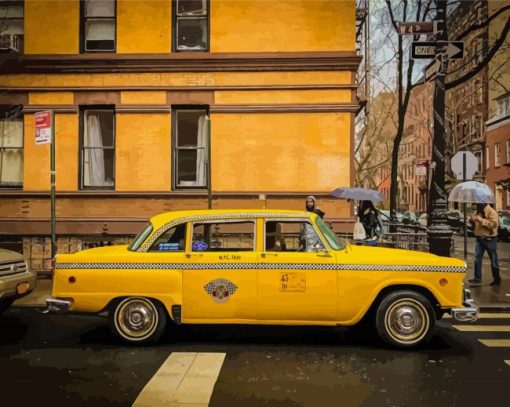 New York Taxi Diamond Painting