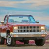 Old Red Truck Diamond Painting