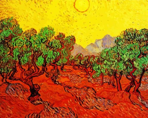 Olive Tree By Van Gogh Diamond Painting