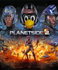 PlanetSide 2 Poster Game Diamond Painting