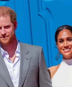 Prince Harry And Meghan Markle Diamond Painting