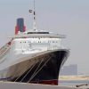 QE2 Liner At Harbour Diamond Painting