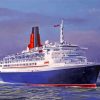 Qe2 British Ocen Liner Diamond Painting