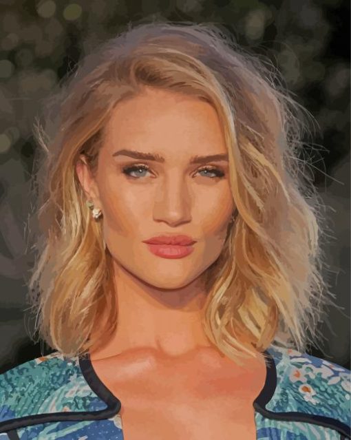 Rosie Huntington Whiteley With Short Hair Diamond Painting